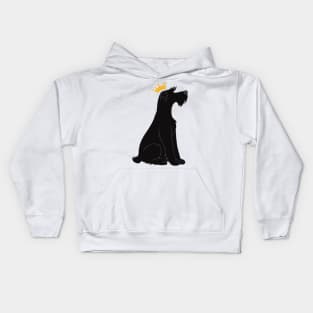 Schnauzer Prince Kids Hoodie